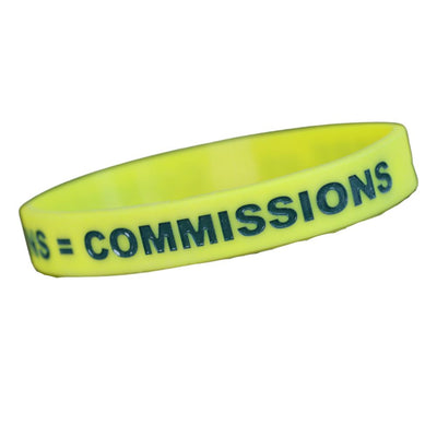 Connections = Commissions Wristband TSRE | Tampa School of Real Estate 