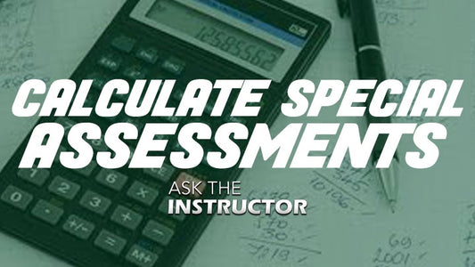 How to Calculate Special Assessments