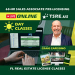 LIVE Online | Mar 10 9:15am | 63-HR FL Real Estate Classes SLPRE TSRE LIVE Online | Tampa School of Real Estate 