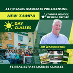 New Tampa | Feb 3 8:30am | 63-HR FL Real Estate Classes SLPRE TSRE New Tampa | Tampa School of Real Estate 